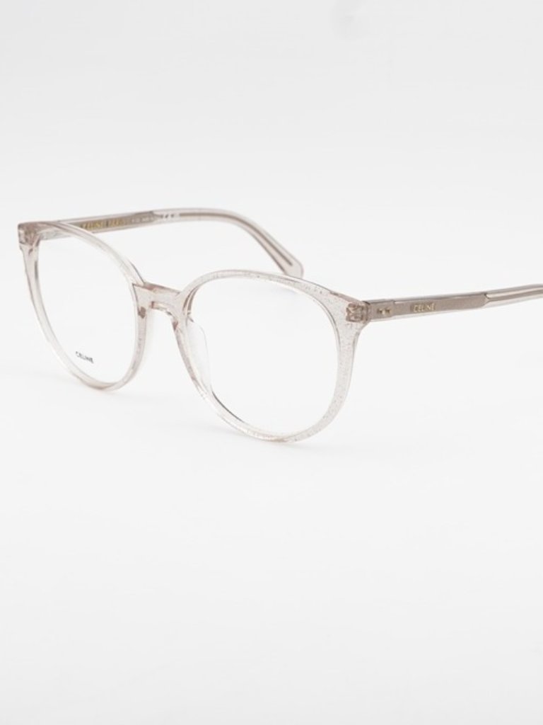 Celine Cl50077i 073 Eyeglasses Transparent Rose 54mm Cat Eye Frame
